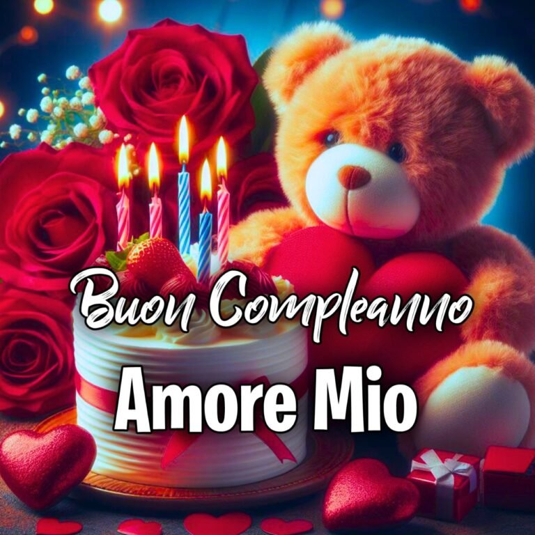 Buon Compleanno Amore Mio Immagini, Gif Nuove Gratis 2024