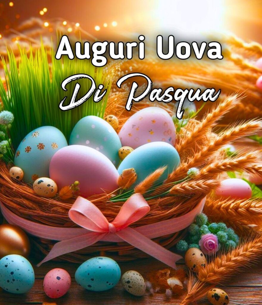 Albero Di Uova Per Augurare Buona Pasqua