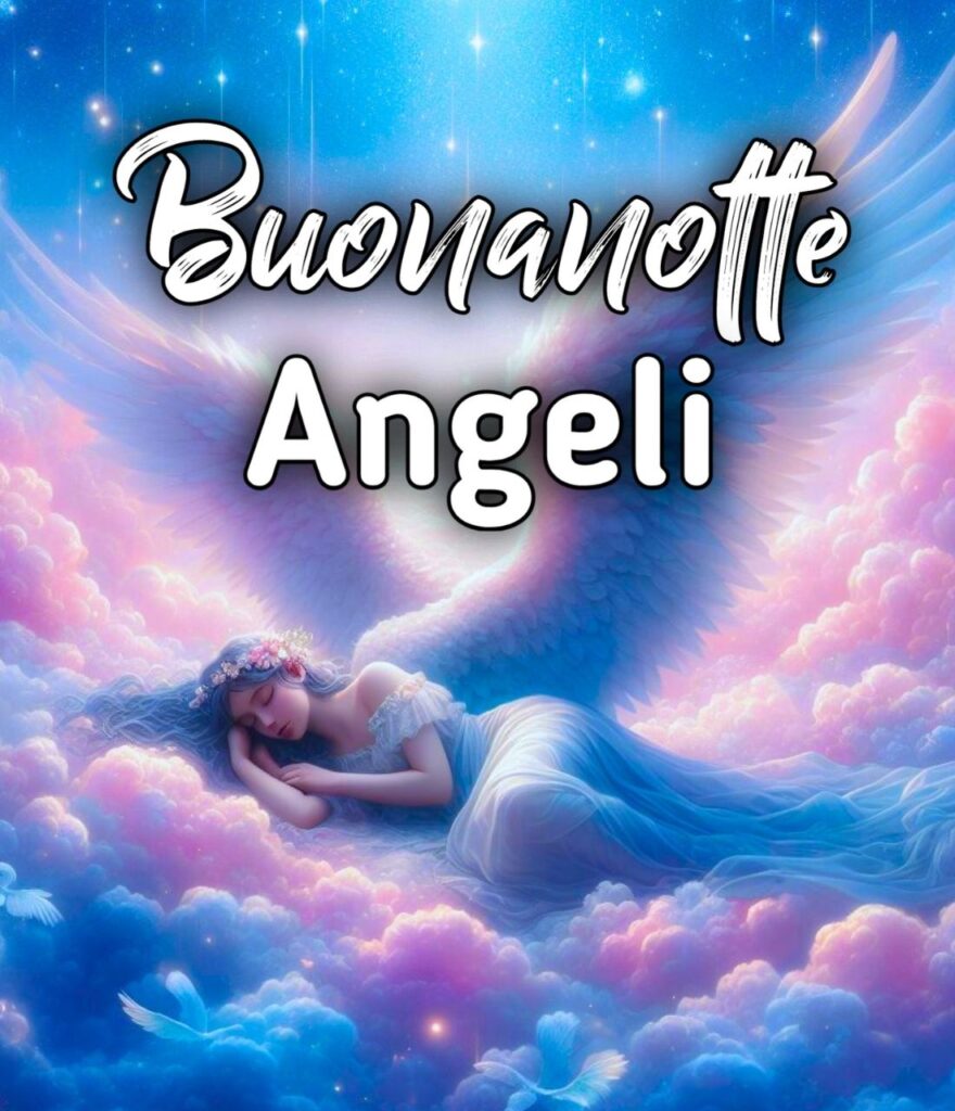 Augurando It Buonanotte Con Gli Angeli