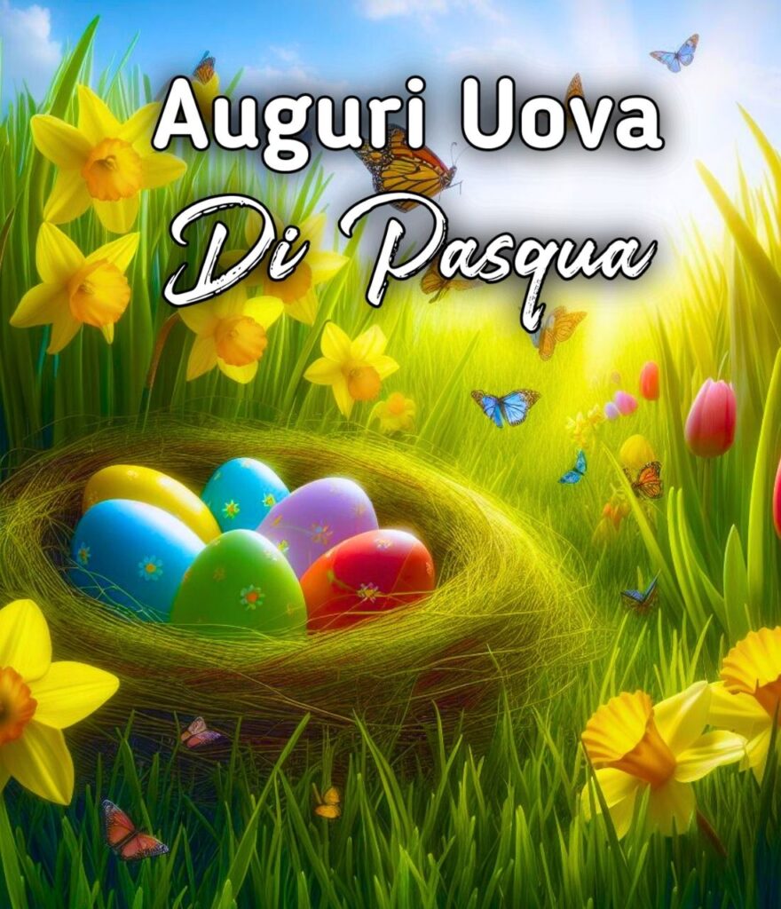 Auguri Con Uova Di Pasqua