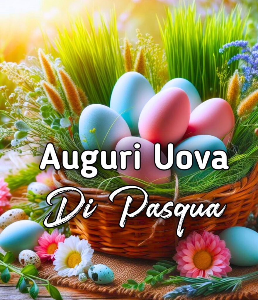 Auguri Con Uovo Di Pasqua