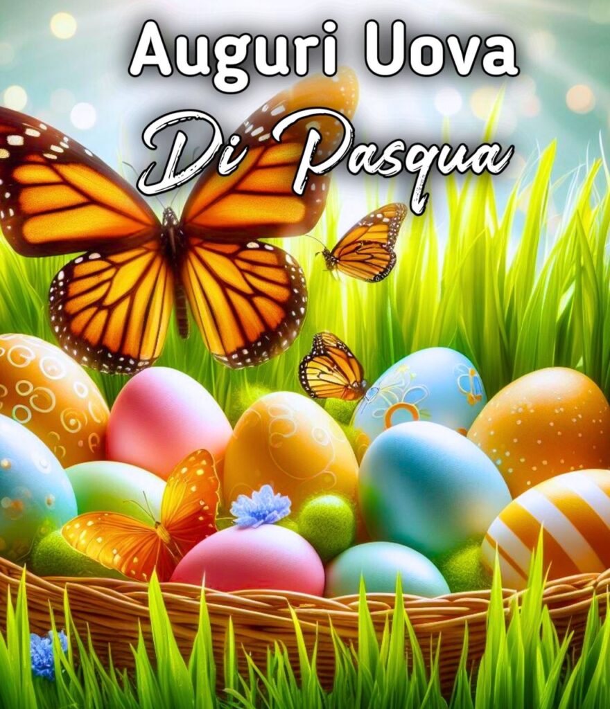 Auguri Di Buona Pasqua Uova Fiori