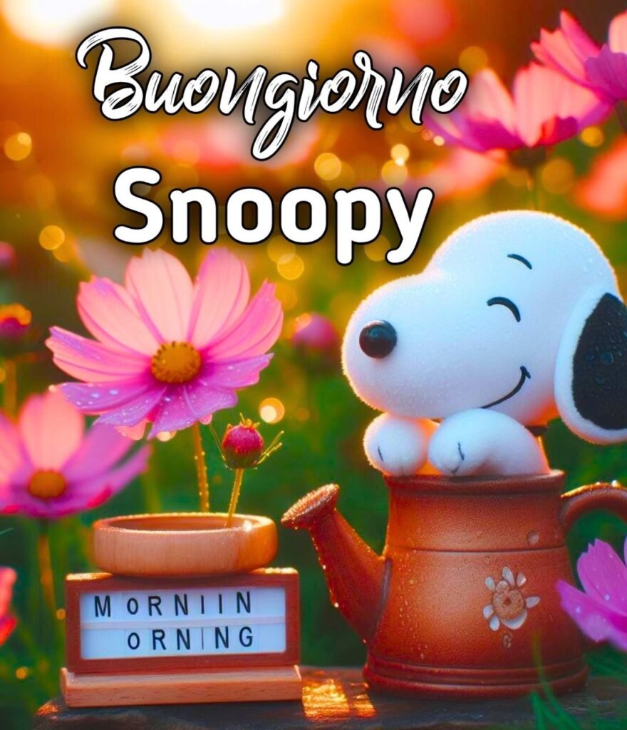 Buona Domenica Snoopy