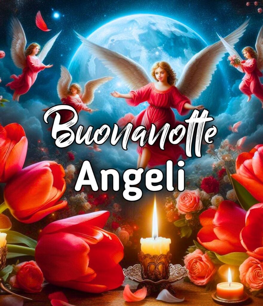 Buonanotte Con Angeli Custodi Gratis Per Whatsapp