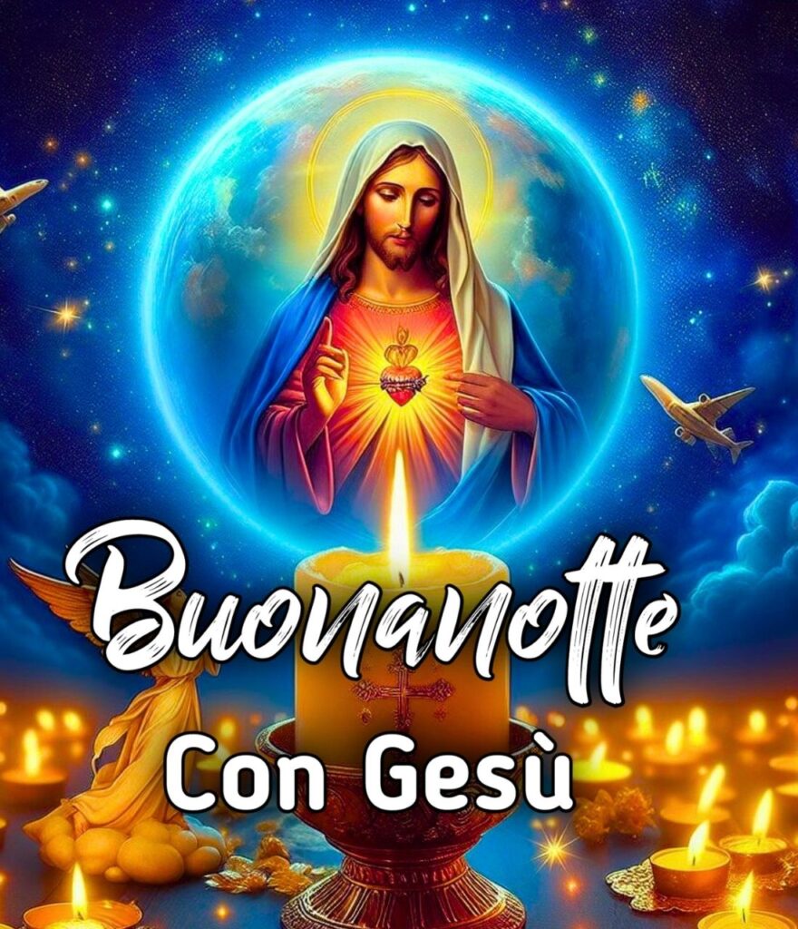 Buonanotte Con La Benedizione Di Gesù