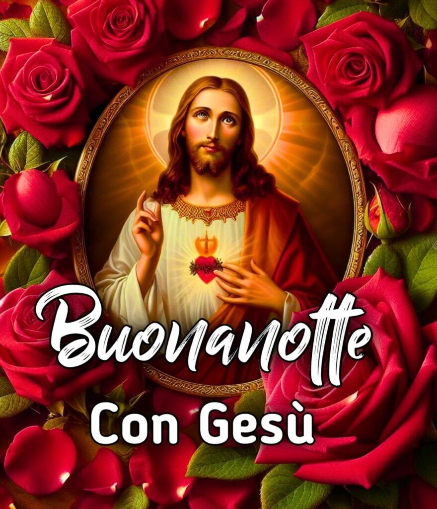 Buonanotte Con Sacro Cuore Di Gesù