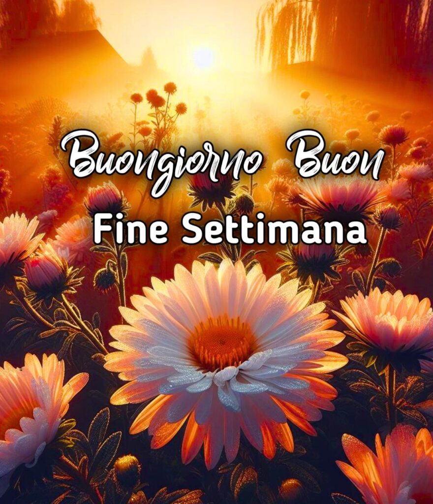 Buongiorno Buon Sabato Buon Fine Settimana