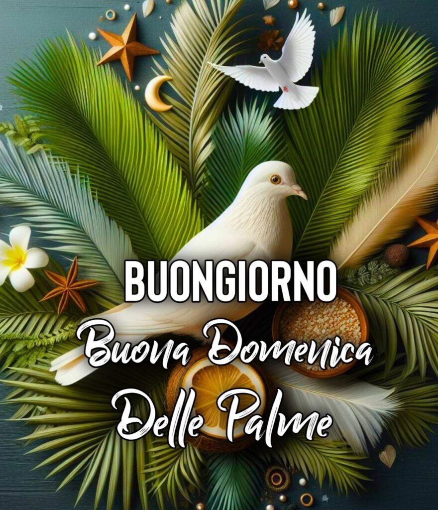 Buongiorno Buona Domenica Delle Palme 24 Marzo 2024 Immagini