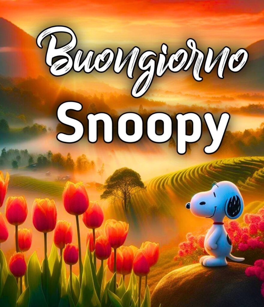 Buongiorno Con Snoopy