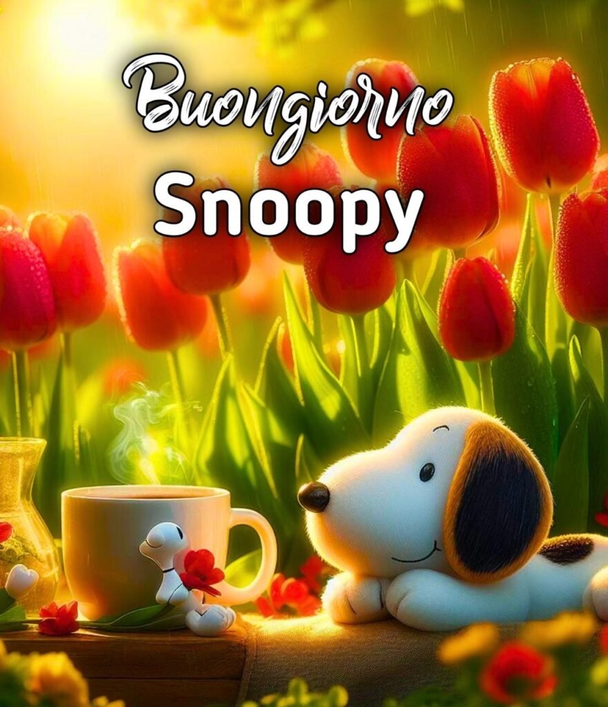 Buongiorno Domenica Snoopy