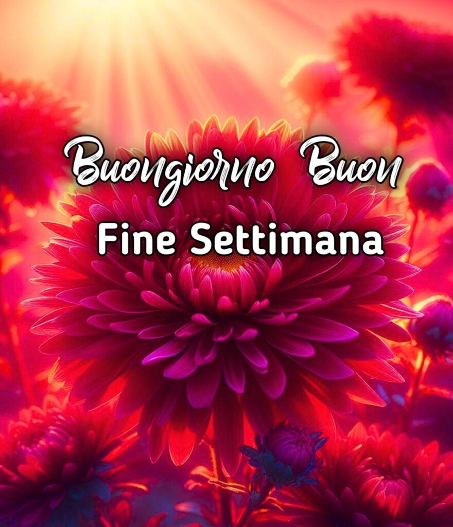 Buongiorno Felice Venerdì Buon Fine Settimana