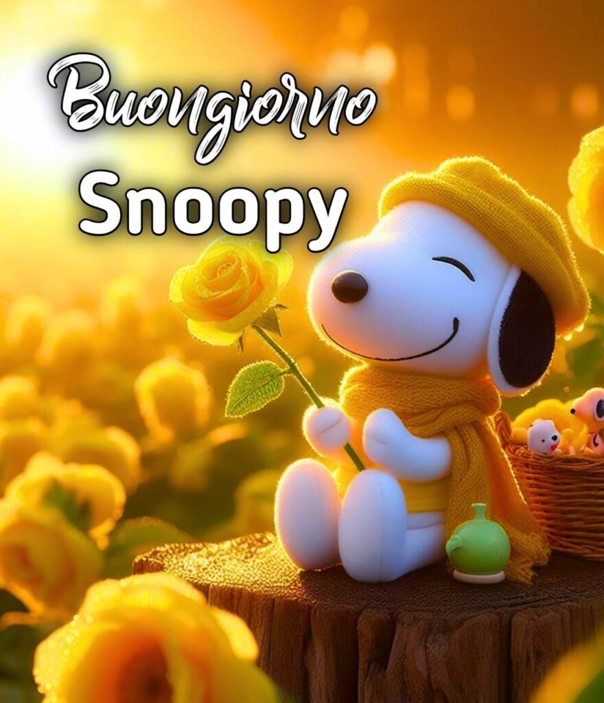 Buongiorno Freddoloso Snoopy