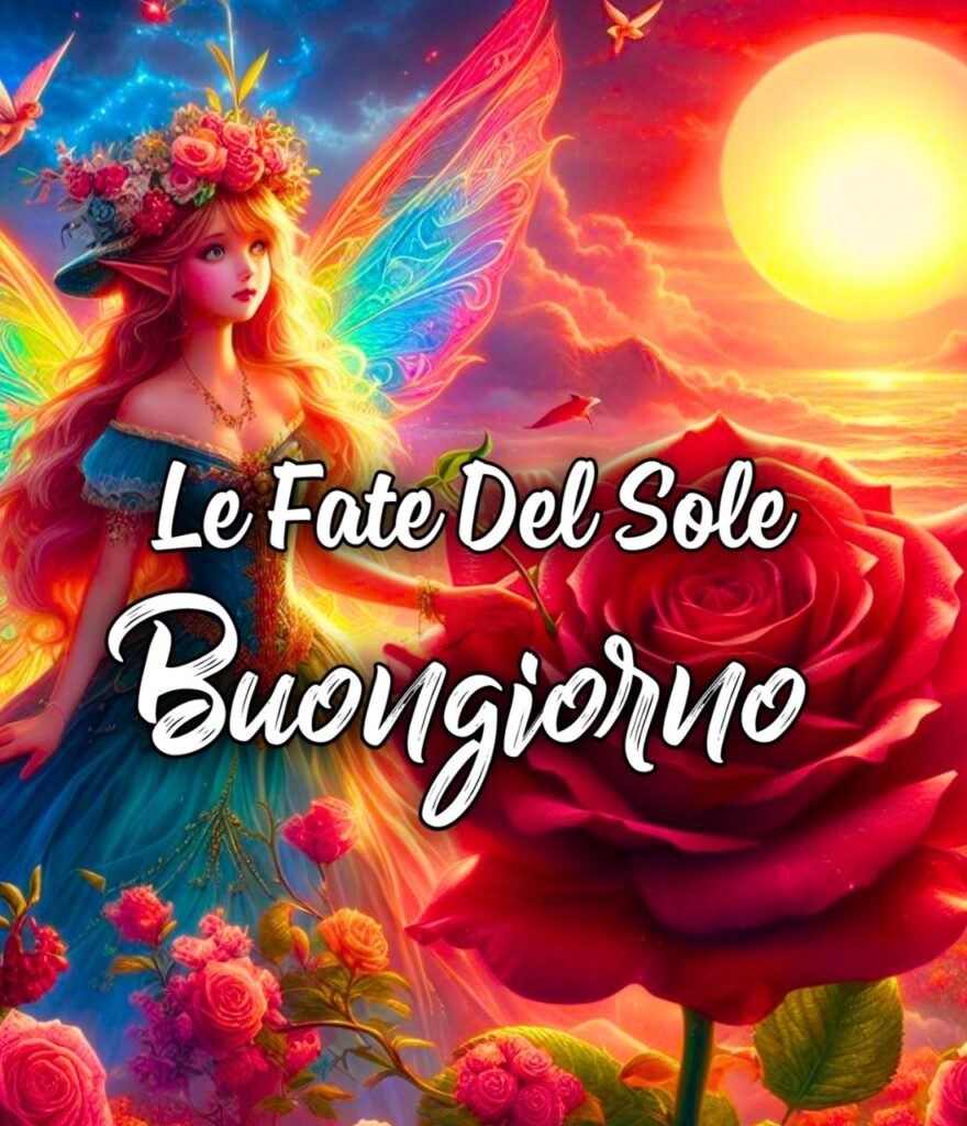 Buongiorno Le Fate Del Sole Con I Giorni Della Settimana