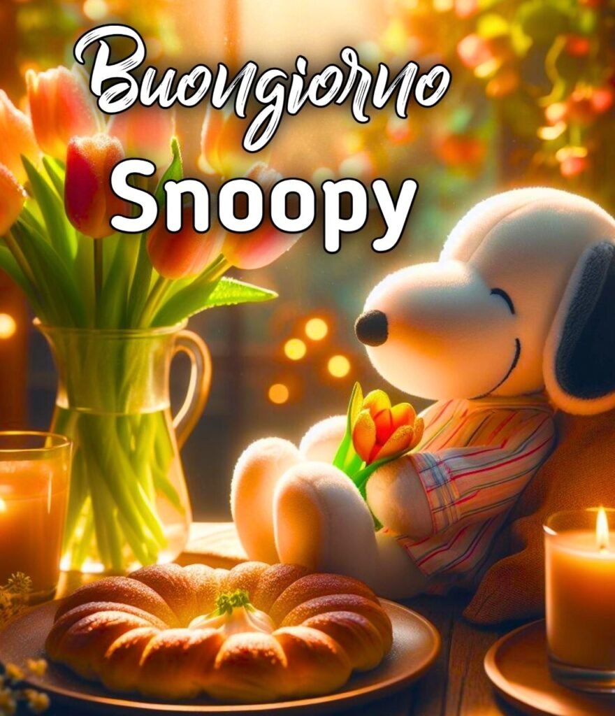 Buongiorno Lunedì Snoopy