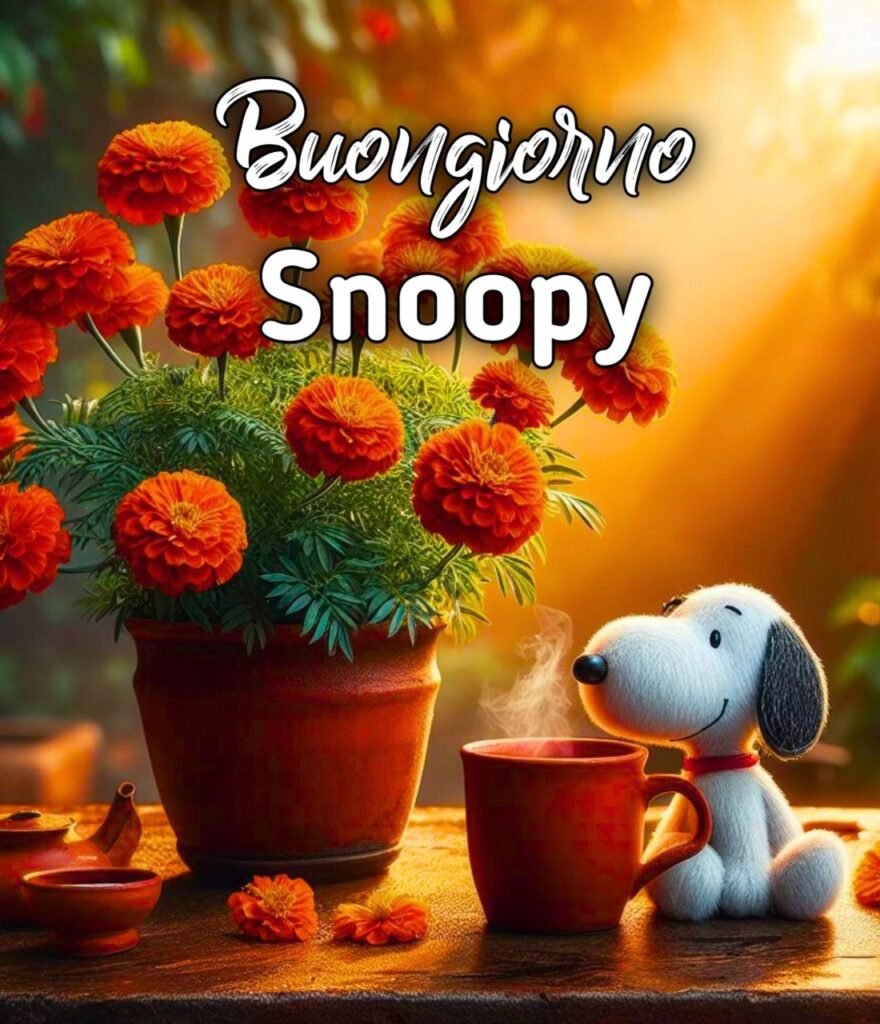 Buongiorno Sabato Snoopy