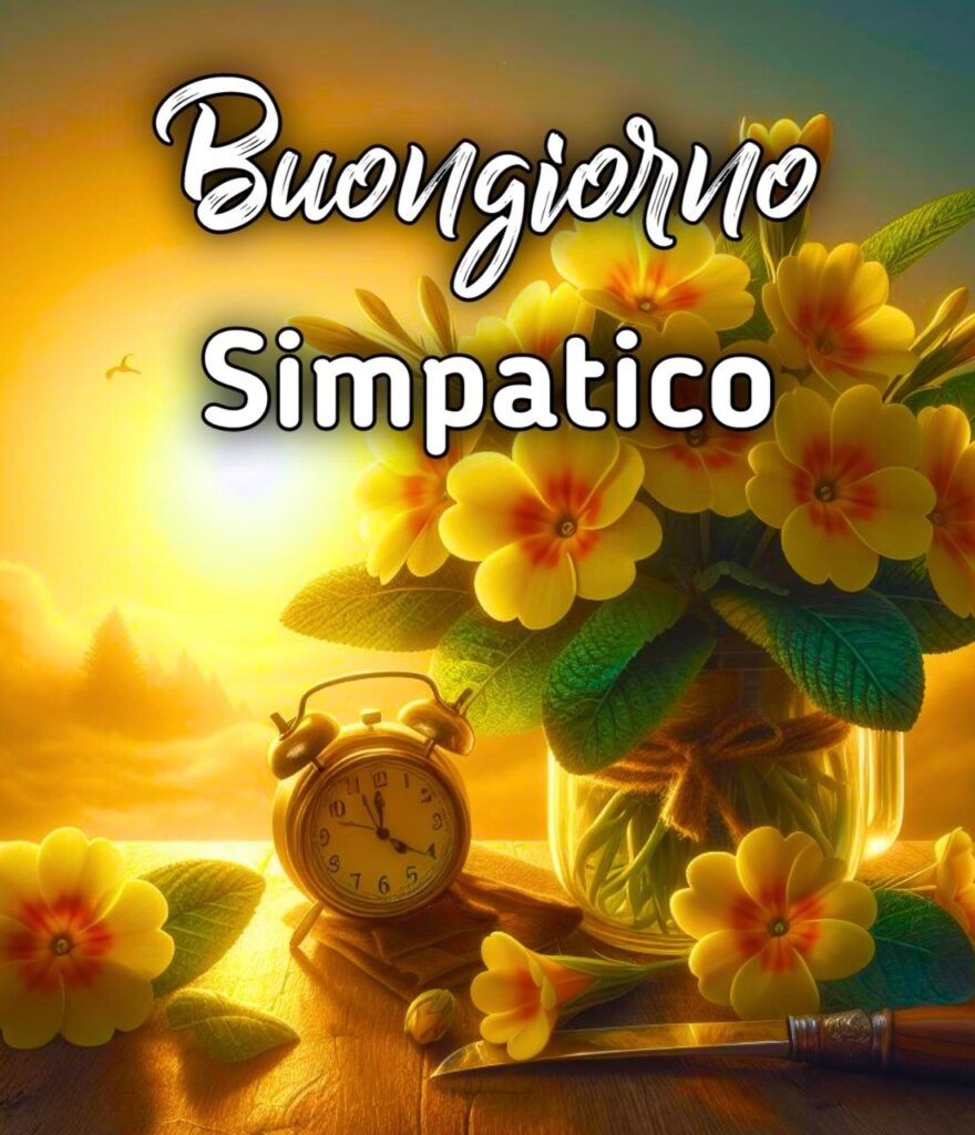 Buongiorno Simpatico E Divertente