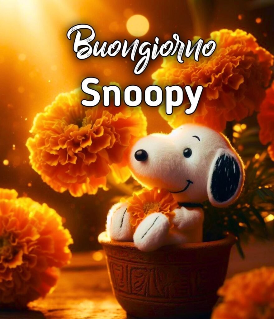 Buongiorno Snoopy E Mafalda