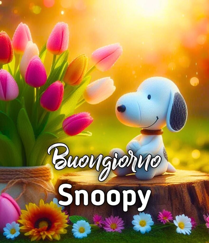 Buongiorno Snoopy Mercoledì