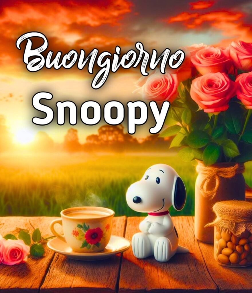 Buongiorno Snoopy Nuove