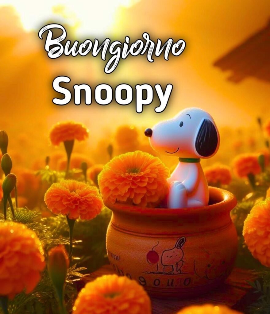 Buongiorno Snoopy Nuovi