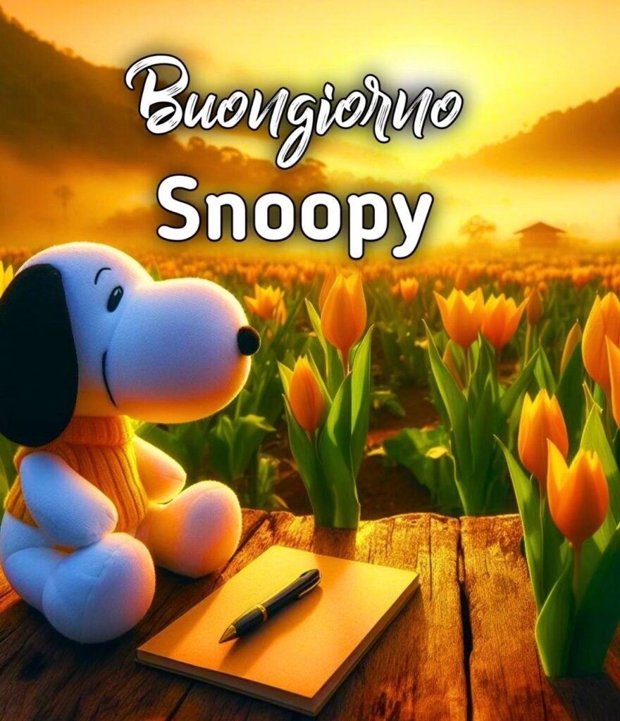 Buongiorno Snoopy Nuovissimi