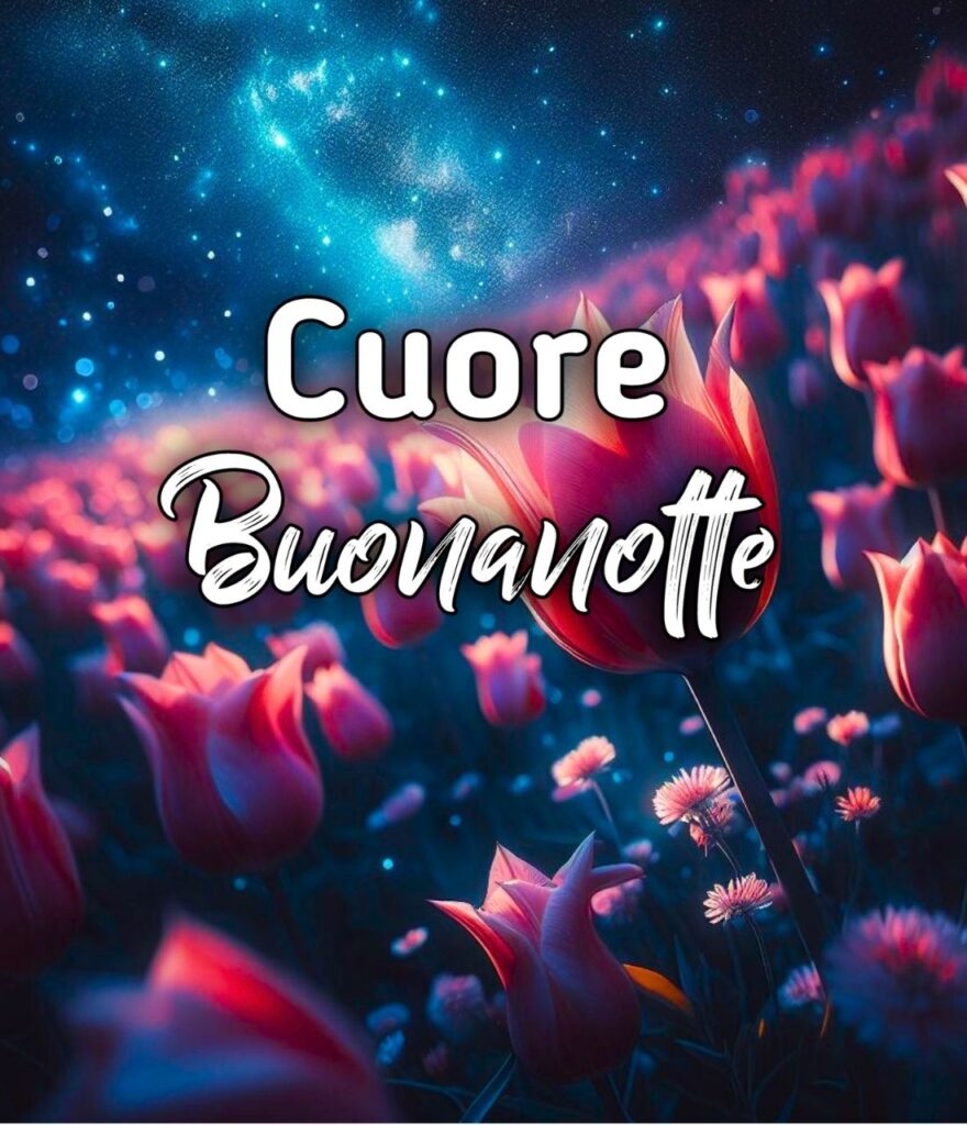 Cuore Buonanotte Con Baci E Abbracci