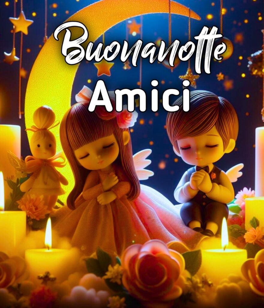 Divertente Buonanotte Amica Mia