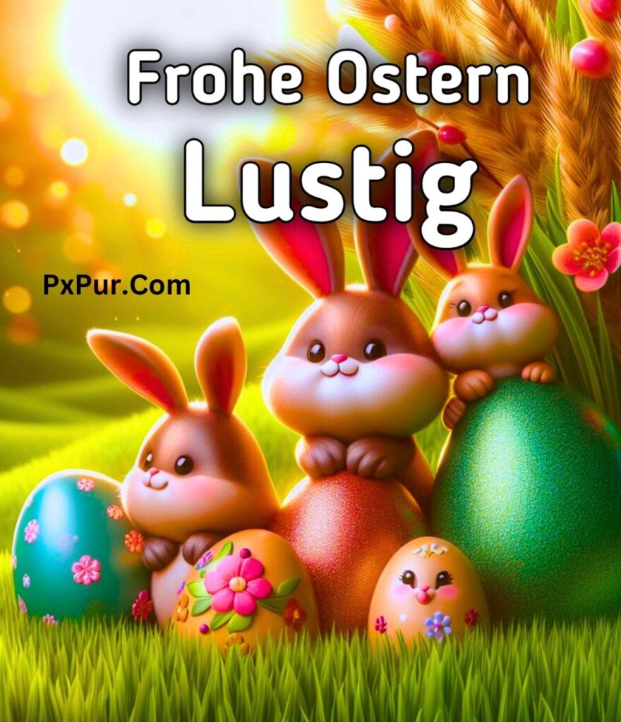 Frohe Ostern Erster Lustig