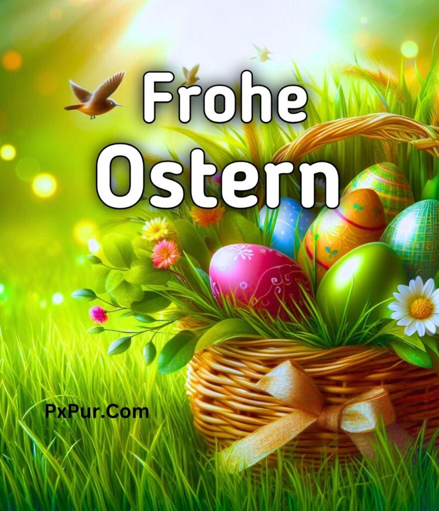 Frohe Ostern Französisch