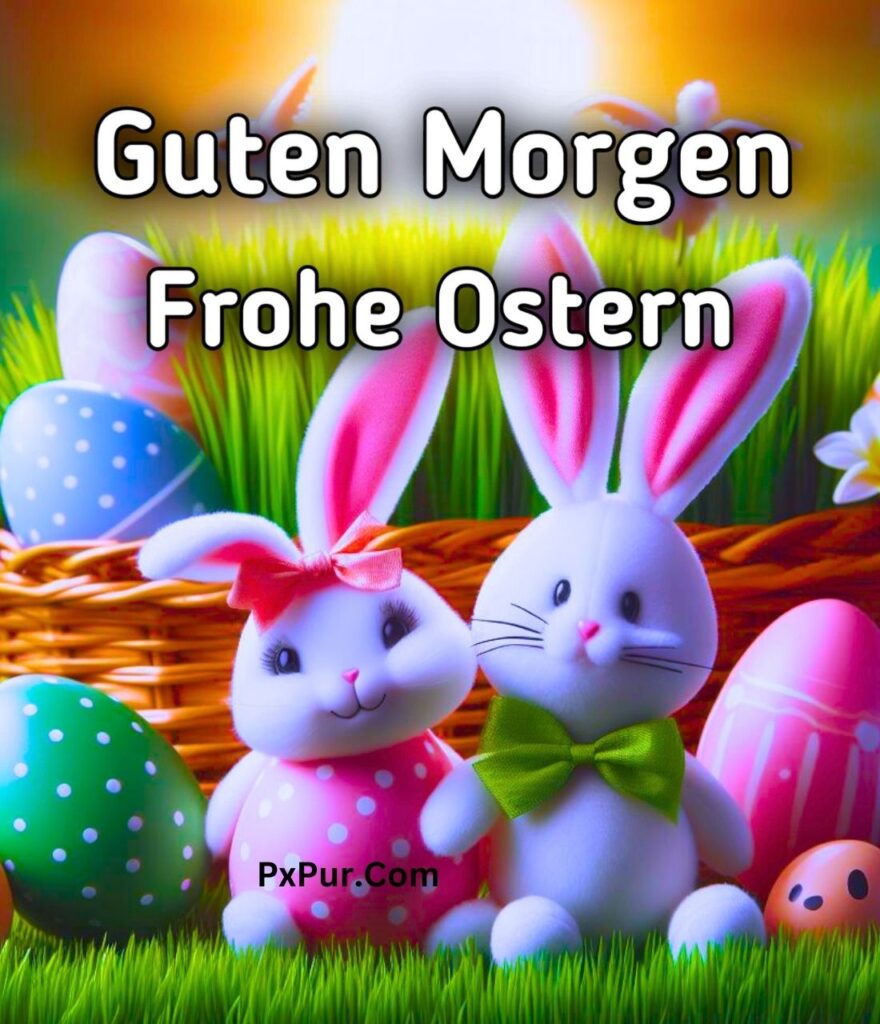 Frohe Ostern Guten Morgen Ostersonntag