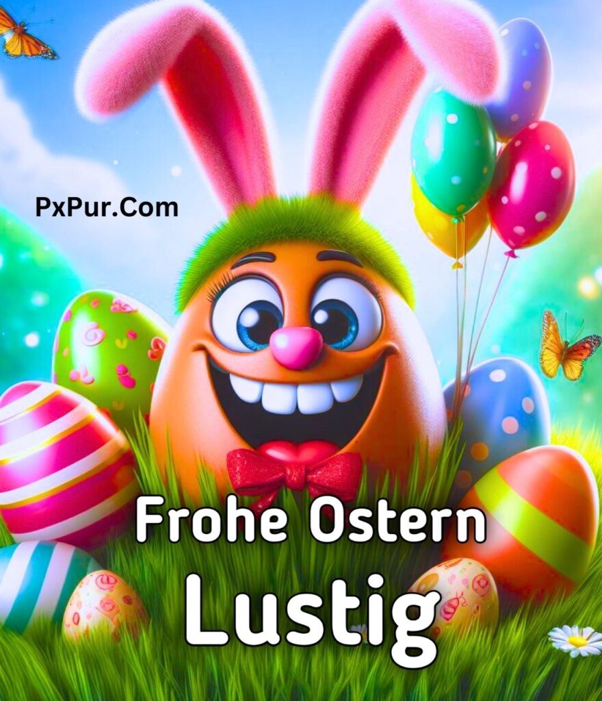 Frohe Ostern Lustig