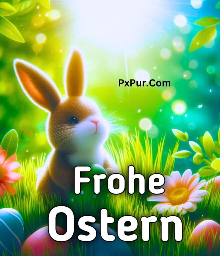 Frohe Ostern Schrift