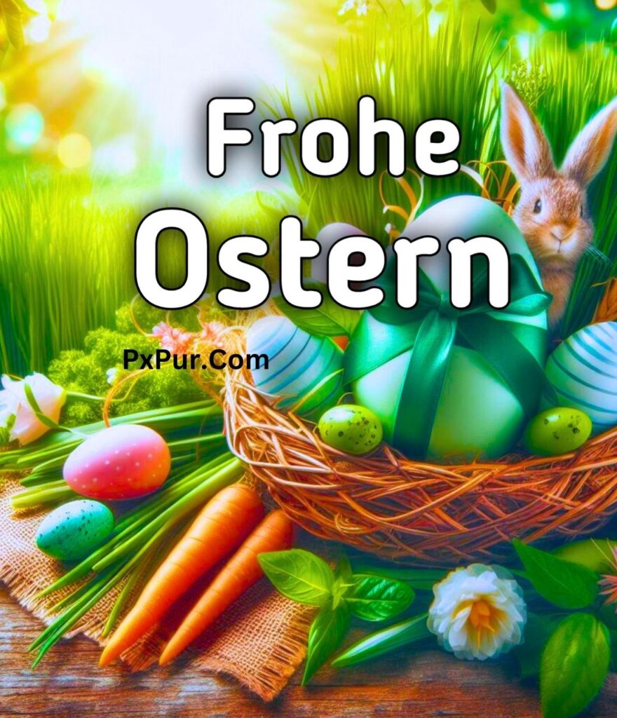 Frohe Ostern Schriftzug Kostenlos