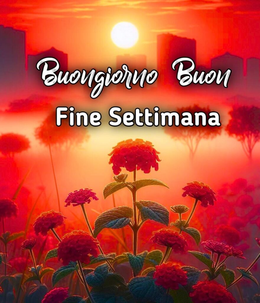 Immagini Di Buongiorno E Buon Fine Settimana