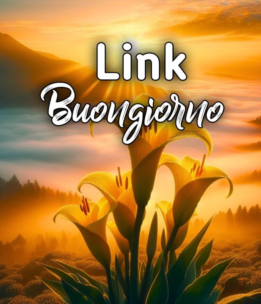 Link Buongiorno Buon Giovedì