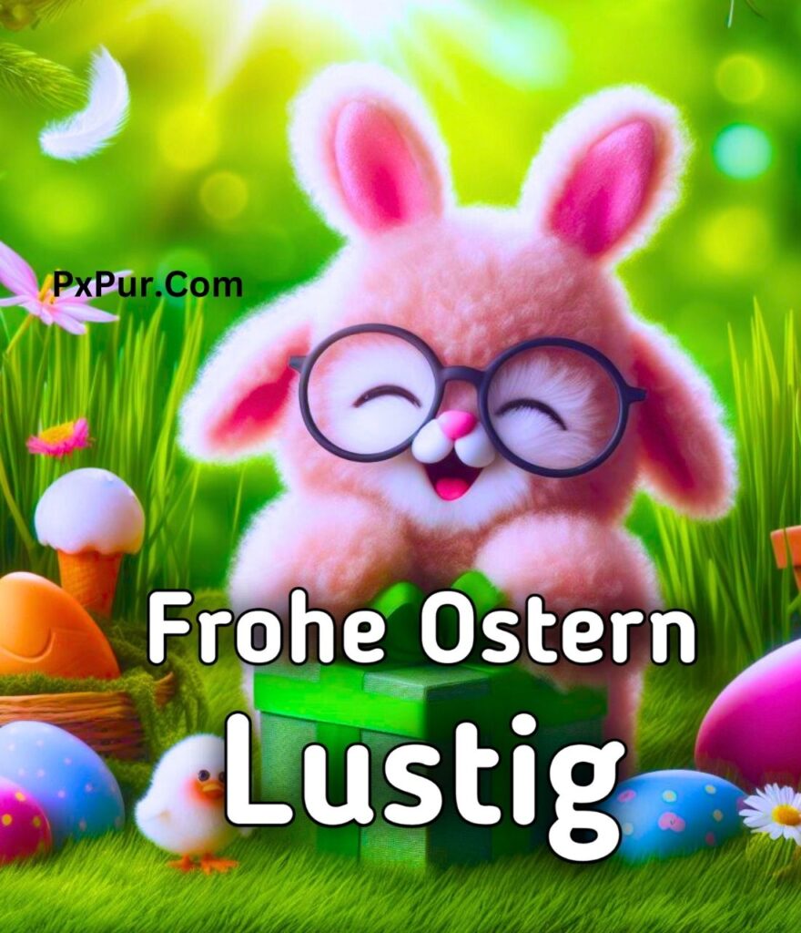 Lustig Frohe Ostern Katze