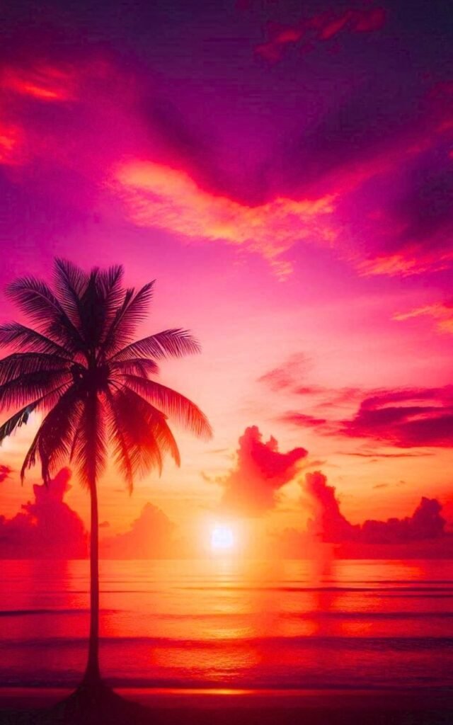 Cute Sunset Wallpaper