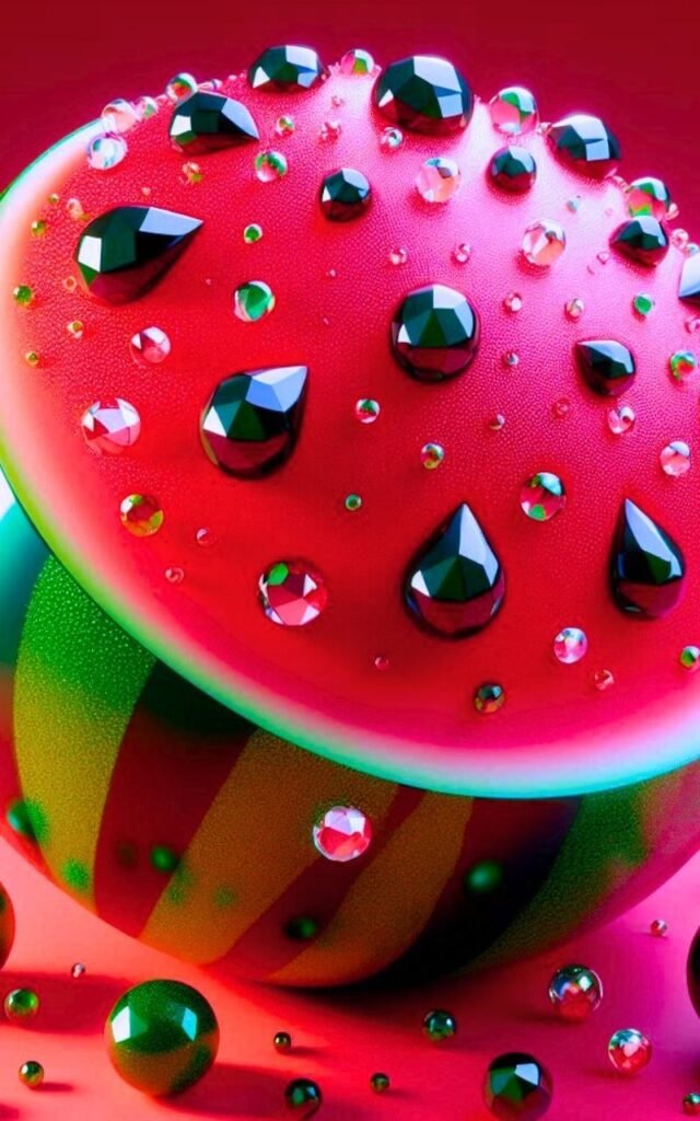 Cute Watermelon Background