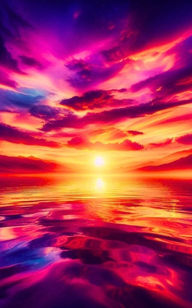 Sunset Wall Paper